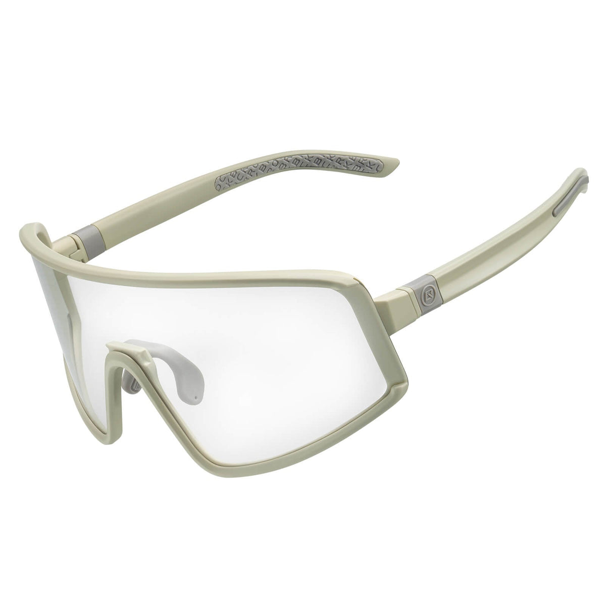 Anti-Beschlag Sonnenbrille Selbsttönend UV400 Schutz - Gelb-Weiß