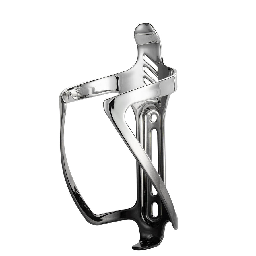 ROCKBROS Fahrrad Flaschenhalter Getränkehalter Robust aus Alu Leicht 8 Farbe - Silber-Schwarz / 1 Stück