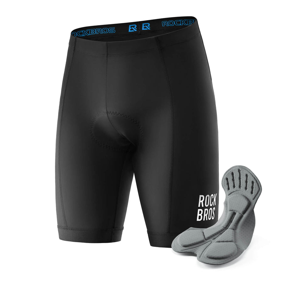Fahrradhose mit Sitzpolster Herren - Schwarz / XS