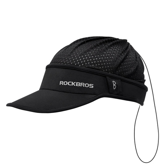 Pferdeschwanz Kappe UV-Schutz Sommer Unisex - Schwarz