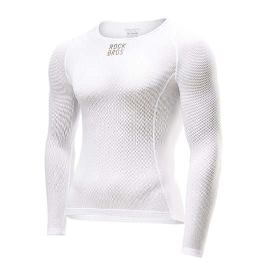 ROCKBROS Herren Langarm-Radtrikot Funktionsshirt Fahrrad Jersey Schnell Trocknen - XS/S