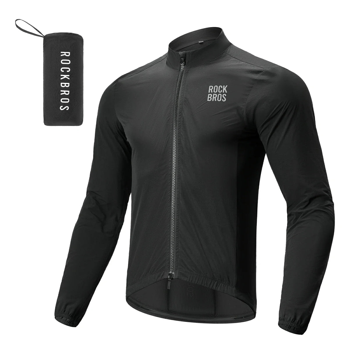 Herren Leichte Fahrradjacke Atmungsaktiv Frühling - Schwarz / M