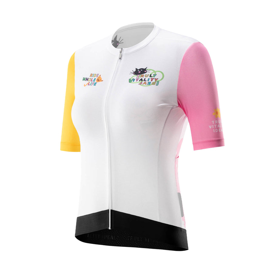 ROCKBROS TVI Damen Kurzarm-Radtrikot Fahrradbekleidung Schnelltrocknend - XS
