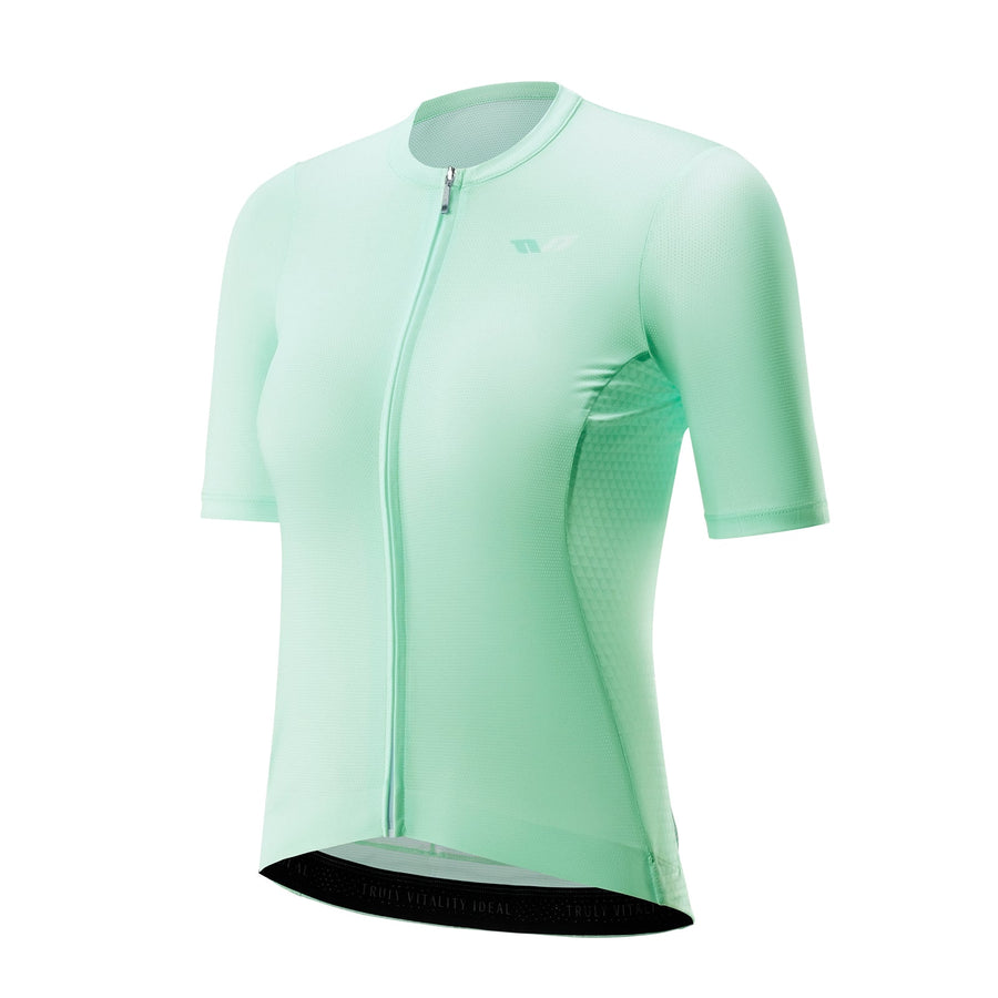 ROCKBROS TVI Damen Kurzarm-Radtrikot Sommer Atmungsaktive Short Sleeve - Grün / XS