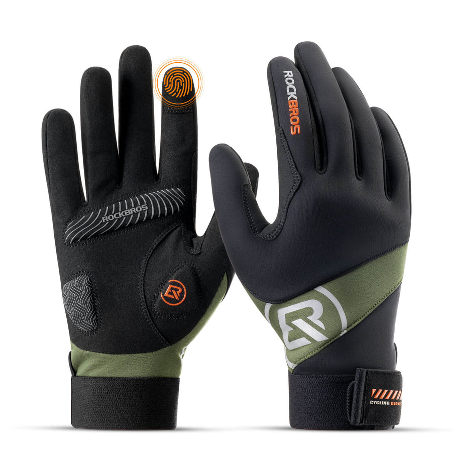 Herbst Fahrradhandschuhe Touchscreen-fähig - S