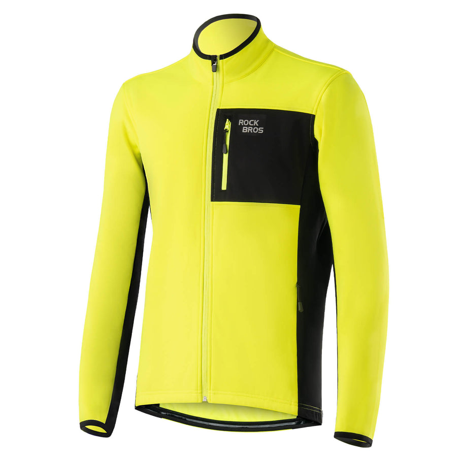 ROCKBROS Winter Fahrradjacke Herren Winddicht Warm Wanderjacke - M