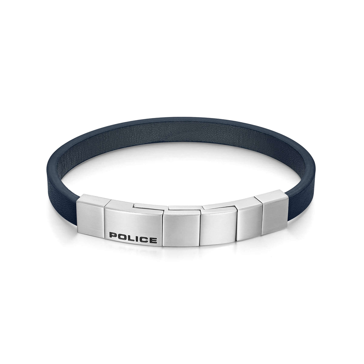 Police Herren Armband Leder Blau Herrenarmband Lederarmband Lederband Schmuck Herrenaccessoires