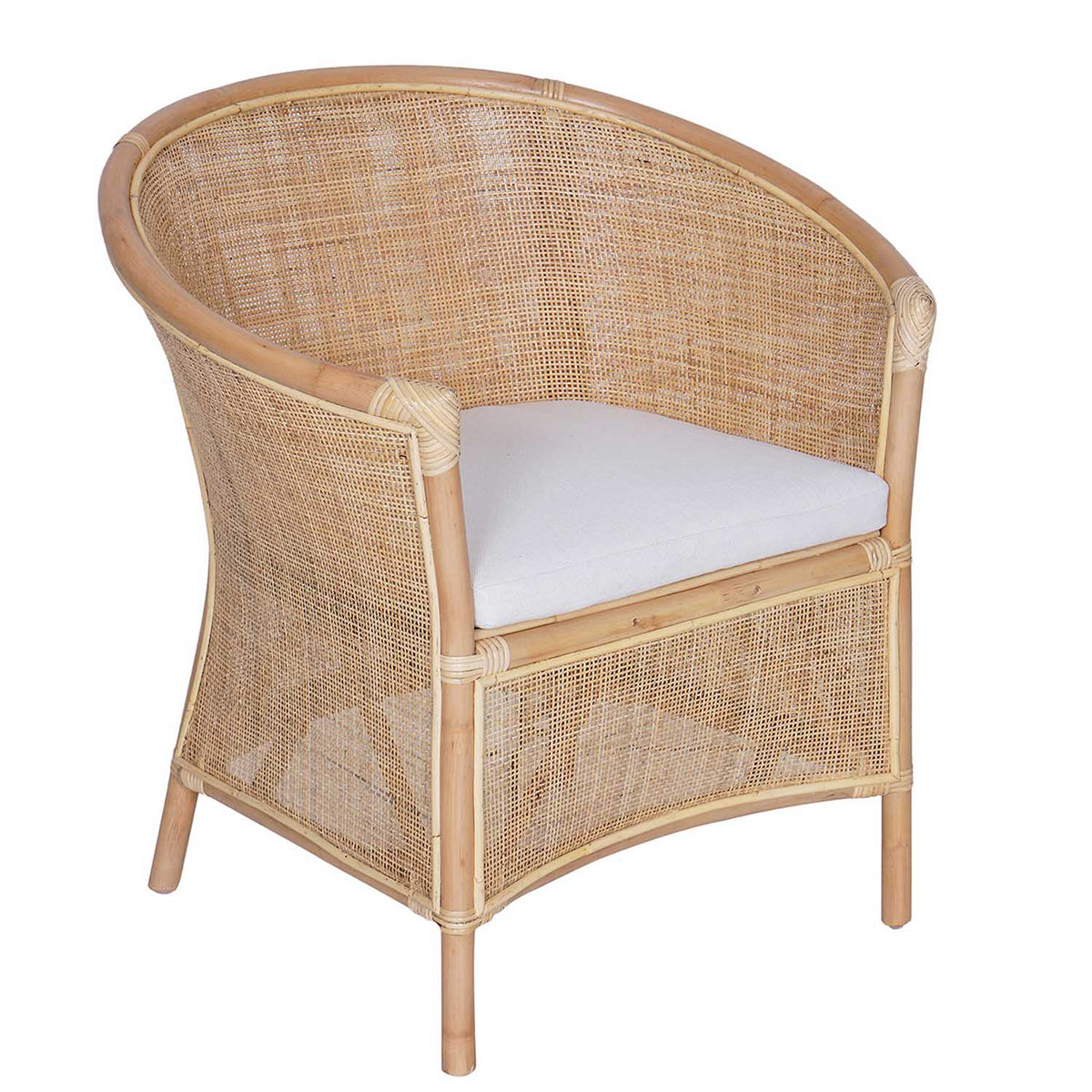 Rattan Sessel Sumatra Natur