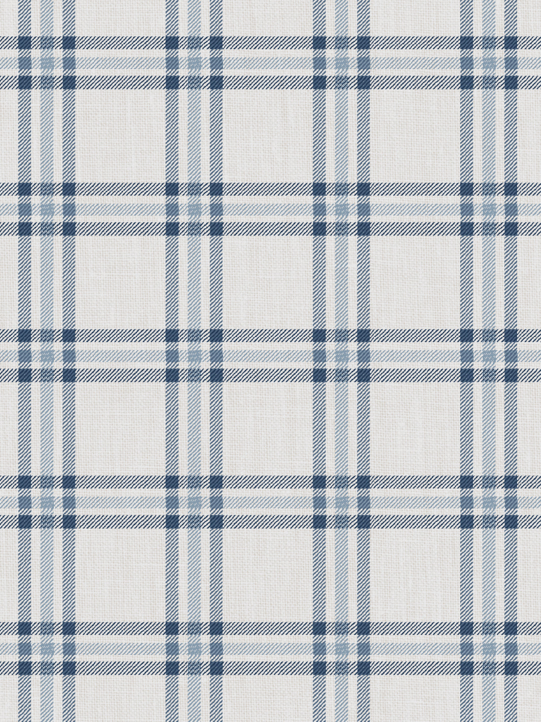 'Rogers Plaid' Wallpaper by Nathan Turner - Blue - Removable / 26 in. x 4.5 ft.