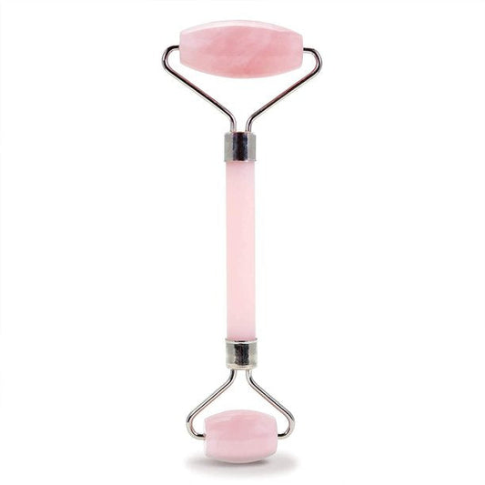 Double Sided Rose Quartz Crystal Rollers (Eyes & Face-pack of 2)