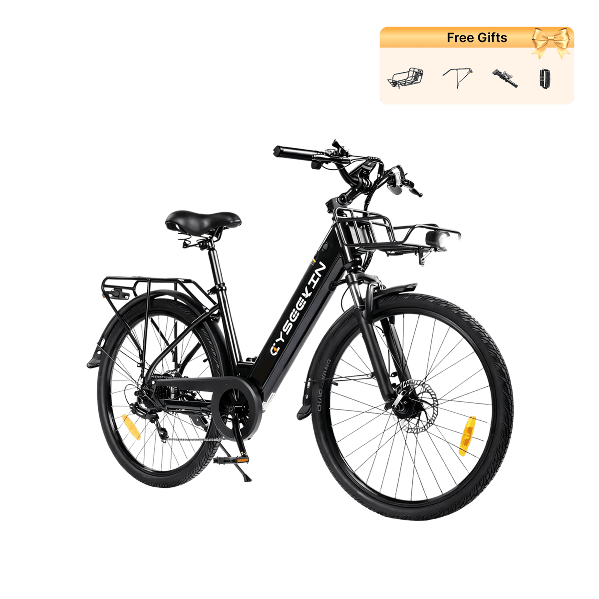 S10 City E-Bike - Schwarz