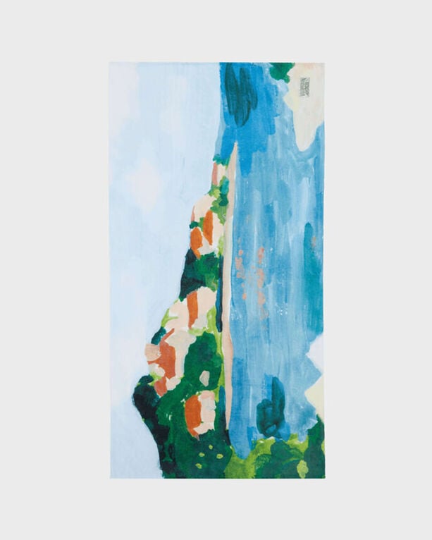 Vilebrequin - Organic Cotton Towel 360 Landscape - Vilebrequin X Highsnobiety - Towel - Scandal - Blue - Size OSFA