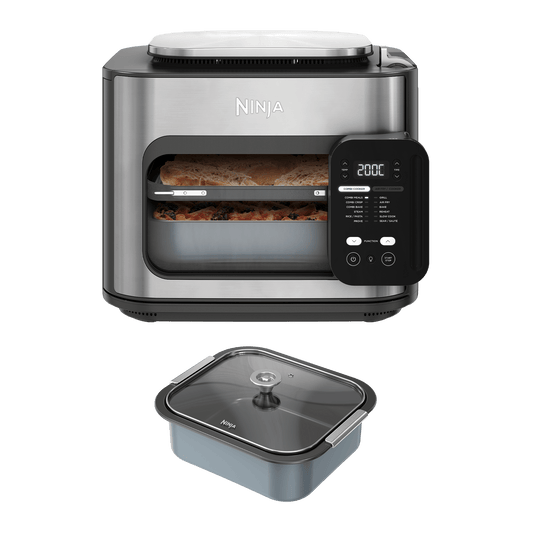 Ninja Combi 12-in-1 Multi-Cooker, Oven & Air Fryer with 4L Casserole Dish in Grey | SFP7CSBNDUK | by SharkNinja