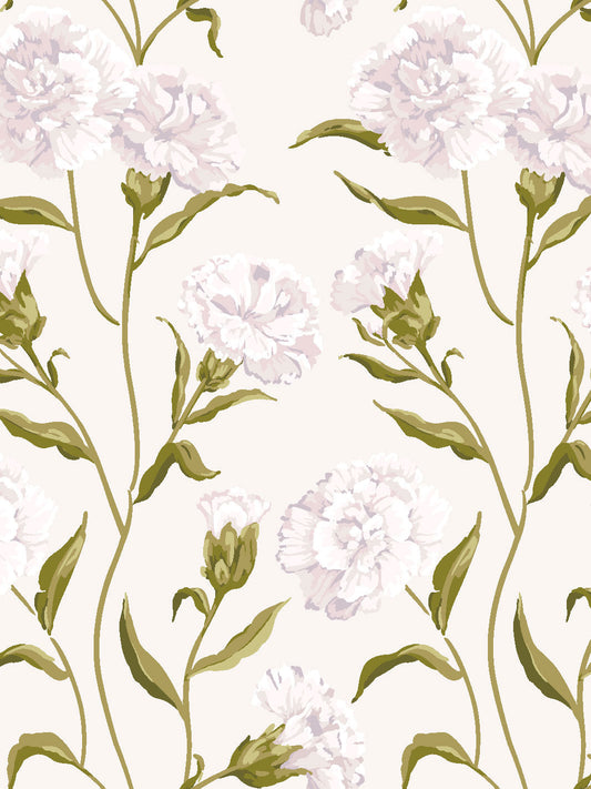 'Townhouse' Wallpaper by Sarah Jessica Parker - Pearl on Parchment - Traditional / 27 in. x 27 ft.