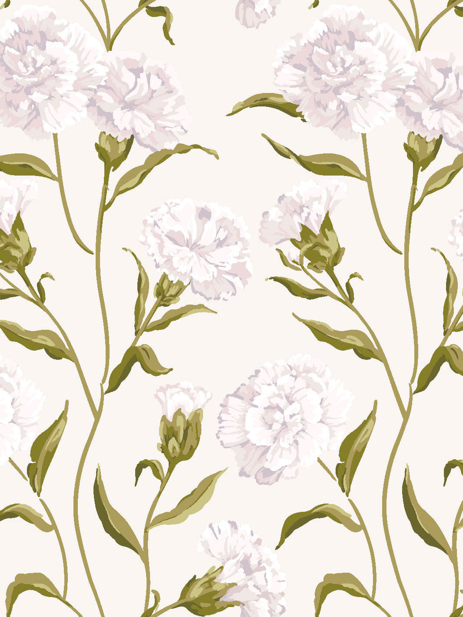 'Townhouse' Wallpaper by Sarah Jessica Parker - Pearl on Parchment - Traditional / 27 in. x 27 ft.