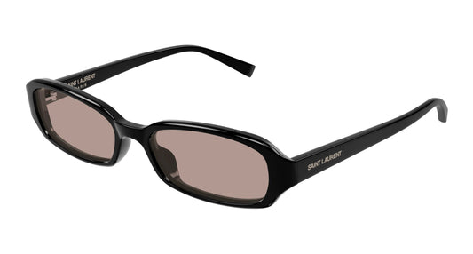 SAINT LAURENT SL 872 ERIN 002 Unisex Sunglasses Acetate Black Brown Round