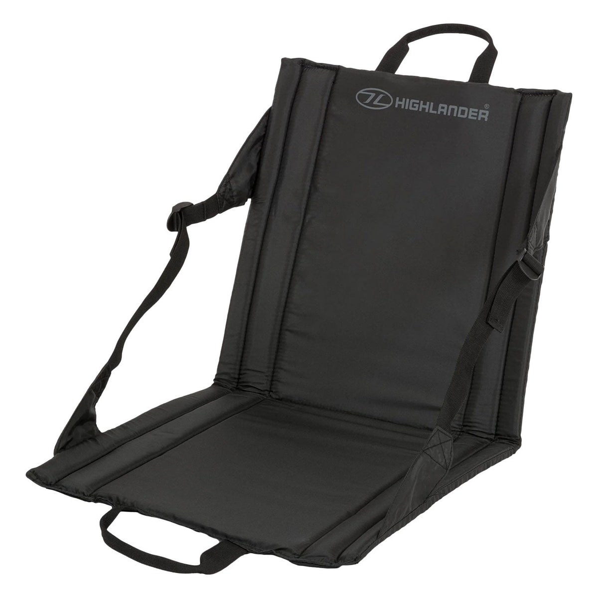 Highlander Folding Outdoor Seat - Black