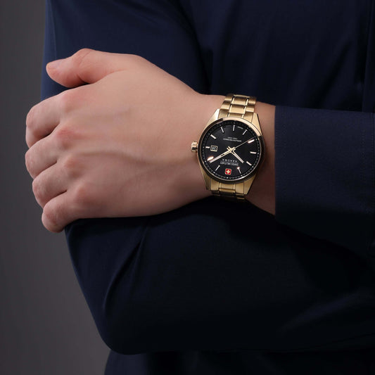 PIONEER PIONEER Gold 42mm Stainless Steel - Swiss Made