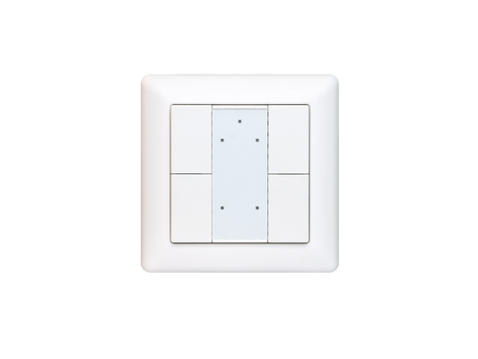 SR-KNX-9551K4 KNX Wandschalter Taster 4-fach LED Statusanzeige, busversorgt, ETS-konfigurierbar
