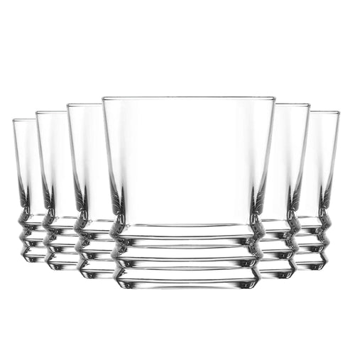 315ml Elegan Whisky Glasses - Pack of Six