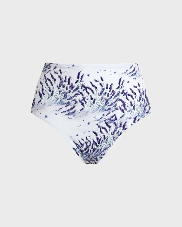 Vilebrequin - Women High-waisted Bikini Bottom Lavender - Swimwear - Frosty - White - Size M