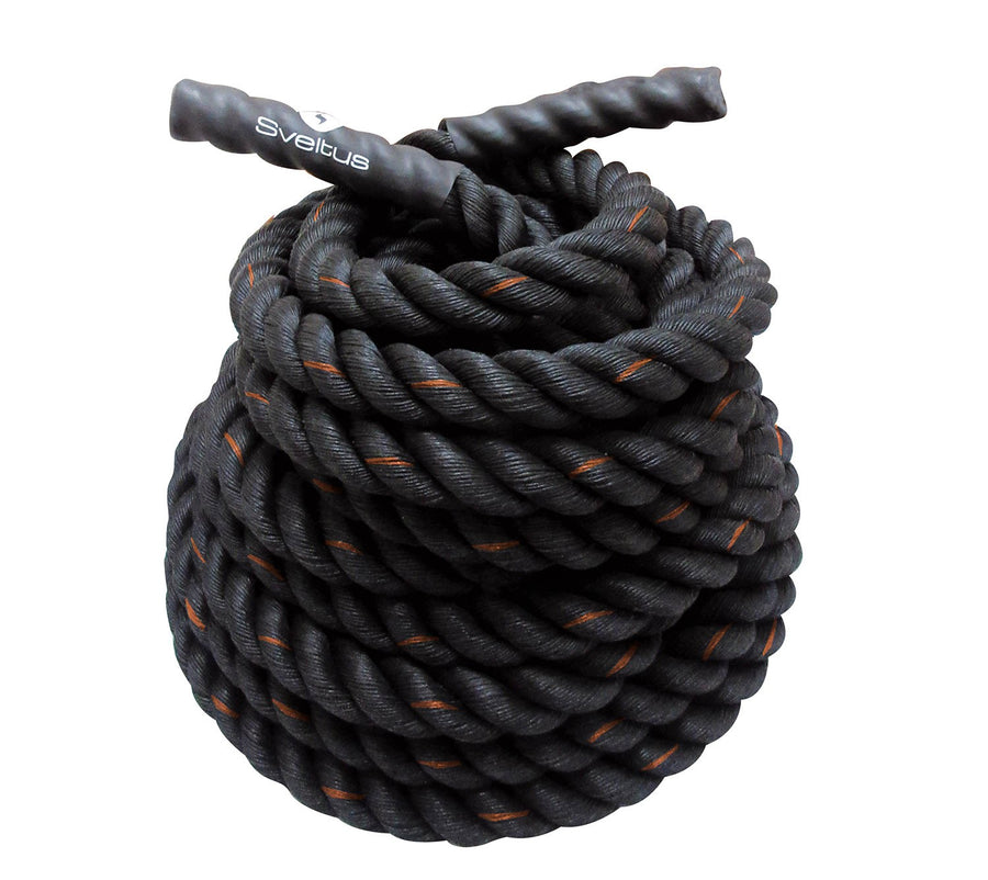 Sveltus Battle Rope – Hochfestes Fitness-Schwingseil (Ø 38 mm, 15 m)