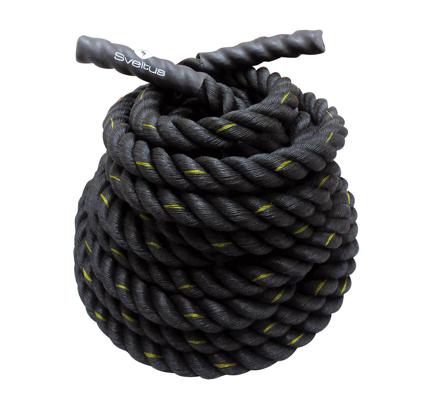 Sveltus Battle Rope – Leichtes Fitness-Schwingseil (Ø 26 mm, 10 m)