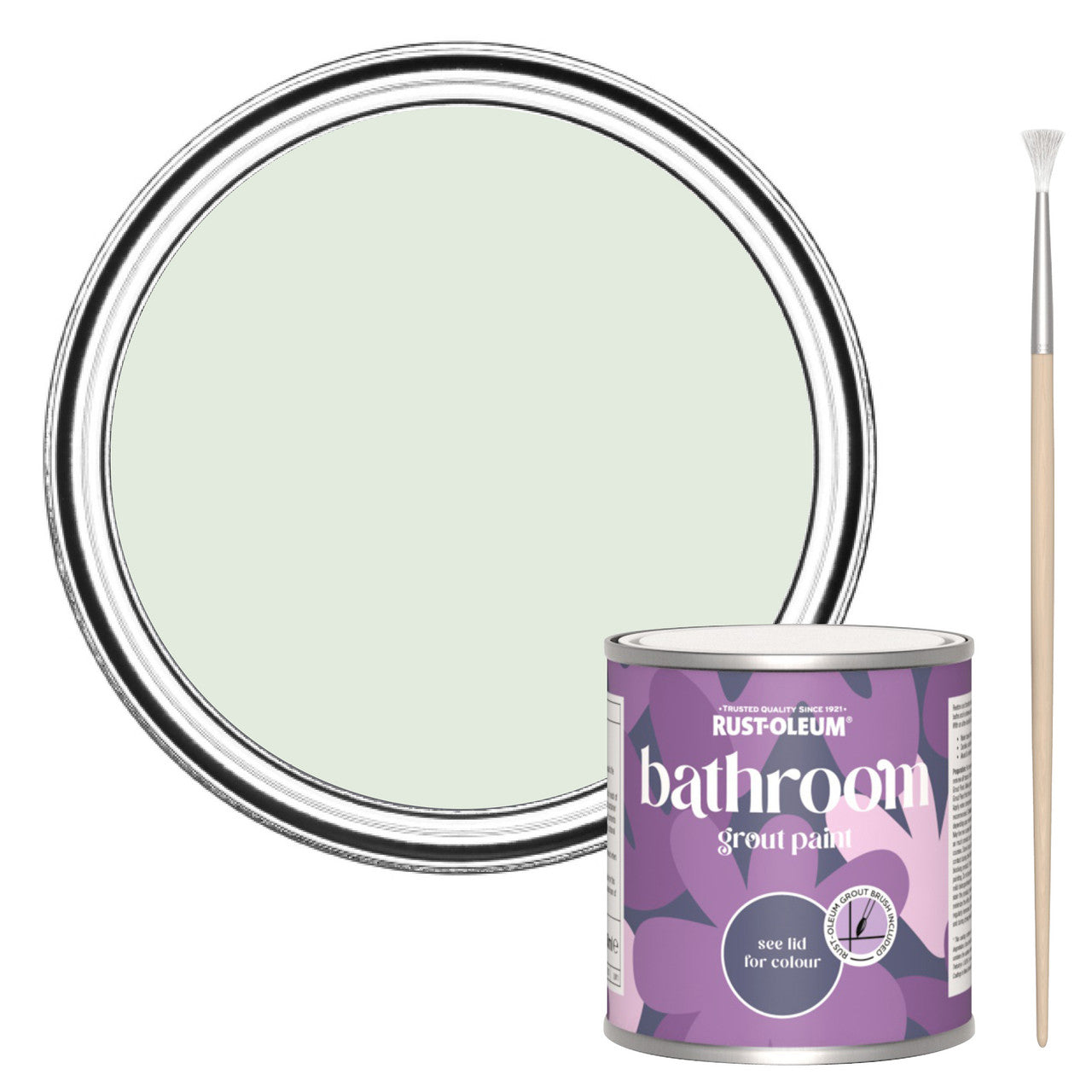 Rust-Oleum Green Bathroom Grout Paint - Sage Mist 250ml