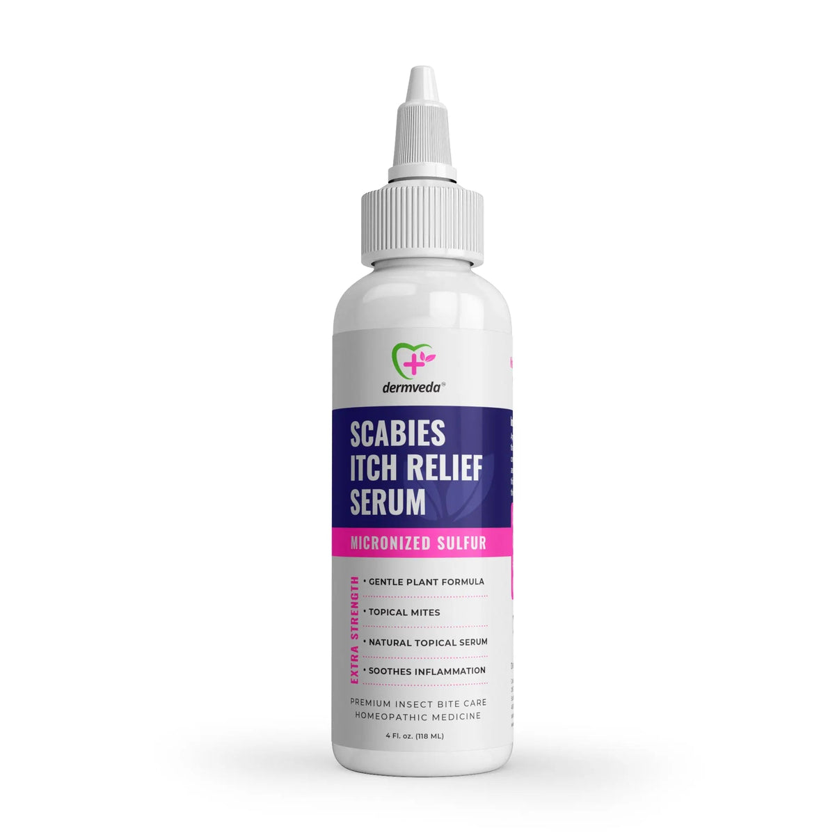 Dermveda Scabies Itch Relief Treatment - Anti-Itch Serum for Itching, Skin Irritation