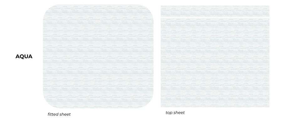 Mermaid Aqua Sheet Set - Queen / Aqua