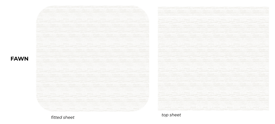 Mermaid Fawn Sheet Set - Queen / Fawn
