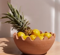NT Candle in Meso - Ena Terracotta Bowl by Diego Olivero Studio