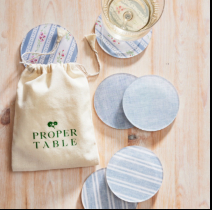 Proper Table-Coaster (set of 4) Multi-Design Pack