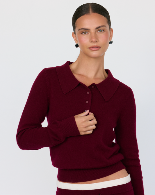 Tove Cashmere Polo - XS