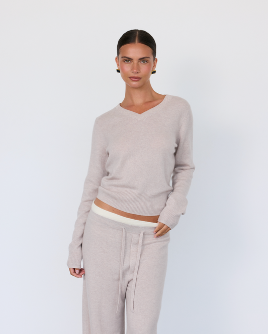 Tove V-Neck Sweater - XS