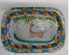 ABL - Object -  Rectangular Dish w/ Deer Design