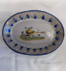 ABL - Object -  Oval Dish w/ Bird