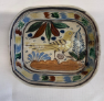 ABL - Object -  Square Dish w/ Yellow Bird