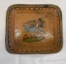ABL - Object -  Square Terracotta Dish w/ Bird