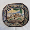 ABL - Object -  Square Dish w/ Painted Bird