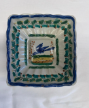 ABL - Object -  Square Dish w/ Blue Bird