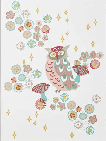 TCS Art Print - Fancy Unicorns (16x20) - Gray