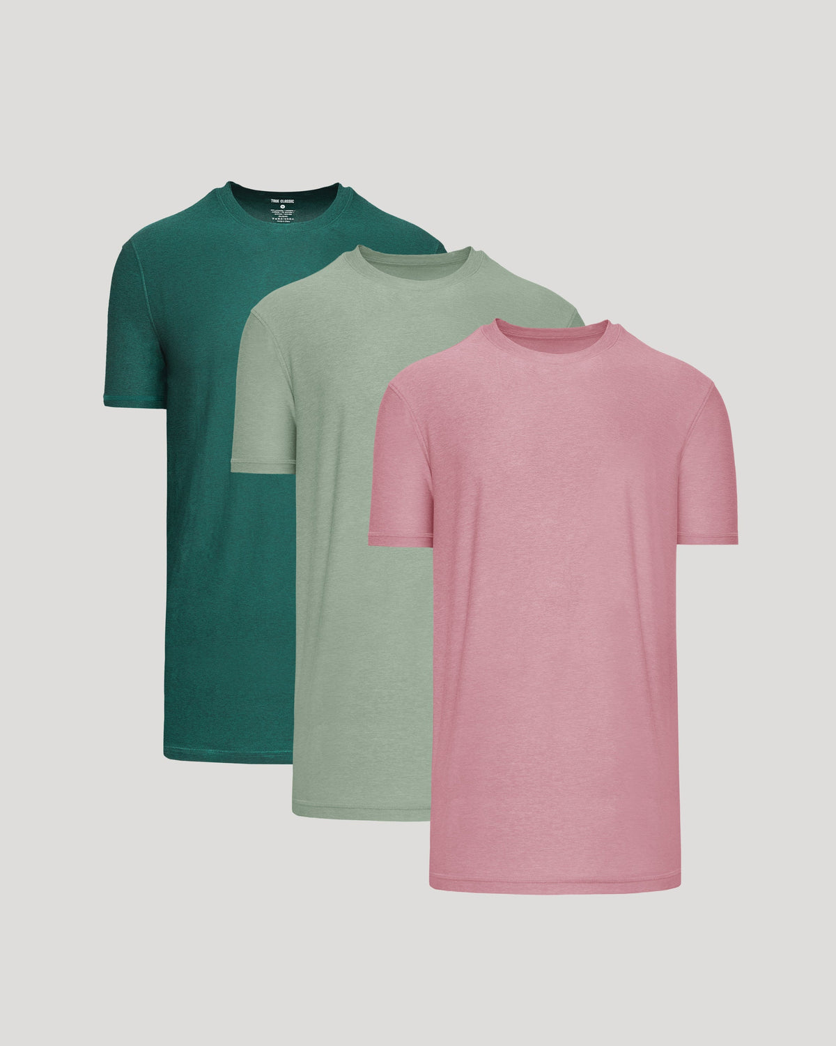 True Classic Limited Spring Tall Active Crew 3-Pack | Cotton Blend | Athletic Cut | Small