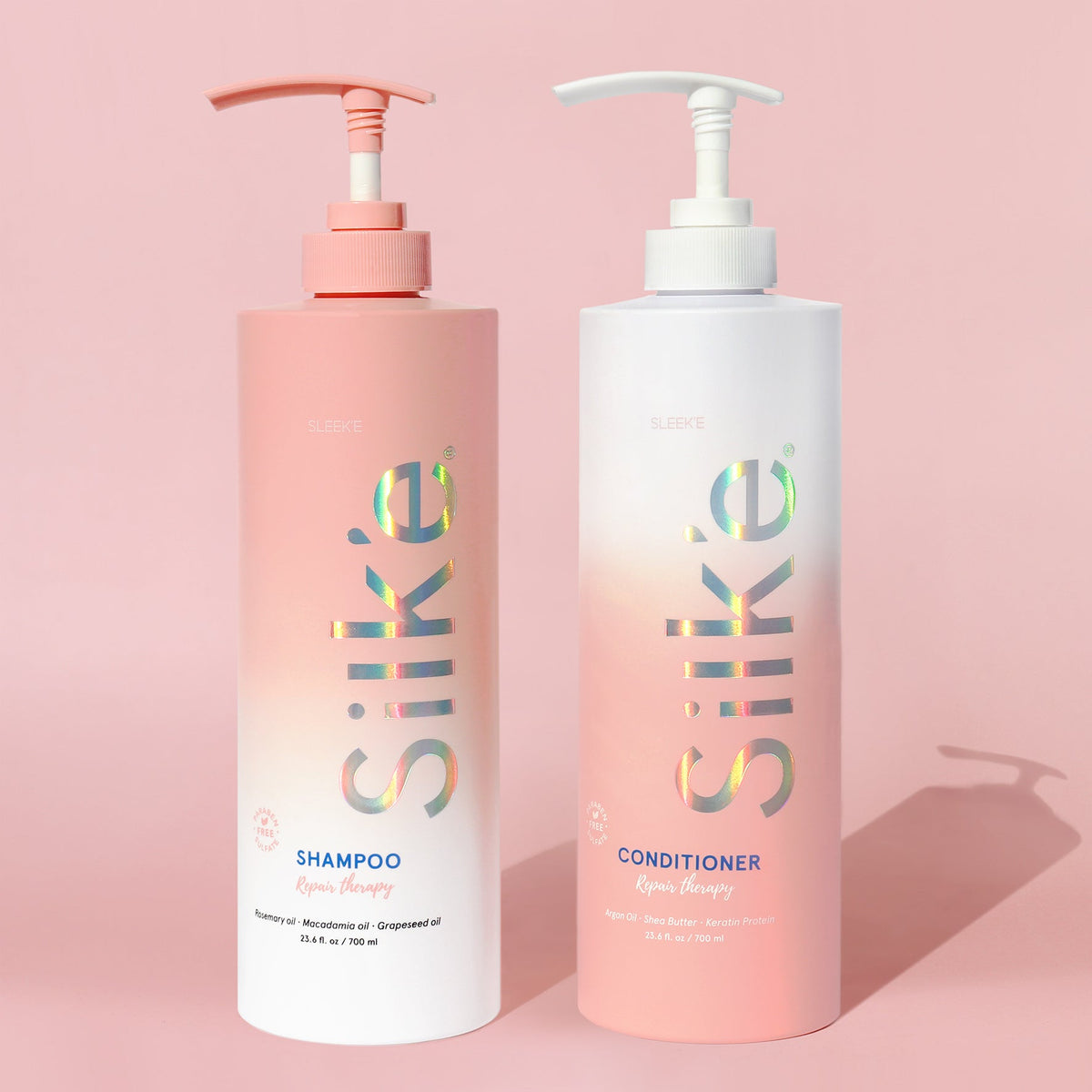 Silk'e Shampoo & Conditioner Duo - 23.6 oz / 700ML