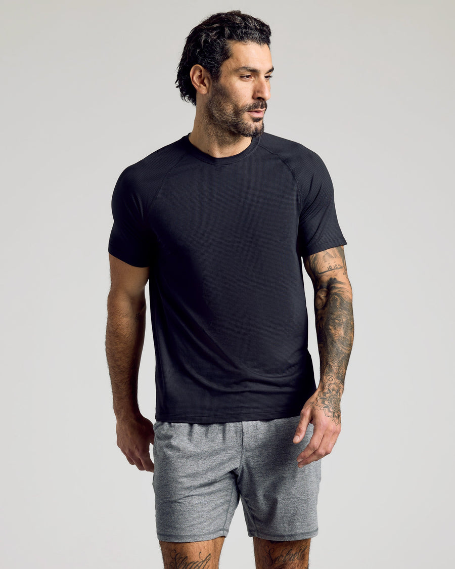 True Classic Black Active Mesh Crew | 3XL