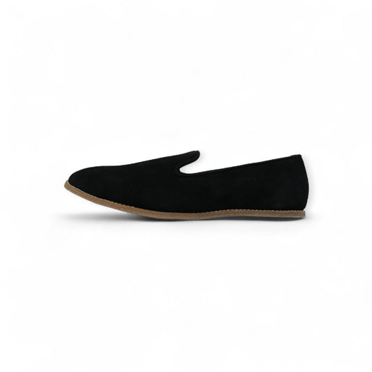 MumbaiLads Mens Kiaan K2 Slip-on Jutti Footwear Black Suede - UK 7