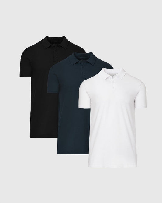True Classic The Standard Tall Classic Polo Shirt 3-Pack | Small
