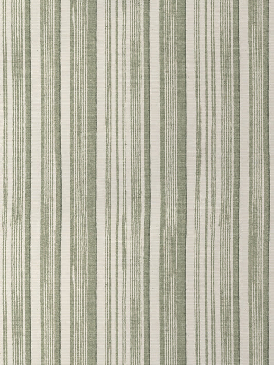 'Stuart Stripe' Grasscloth Wallpaper by Nathan Turner - Lichen - Grasscloth Roll