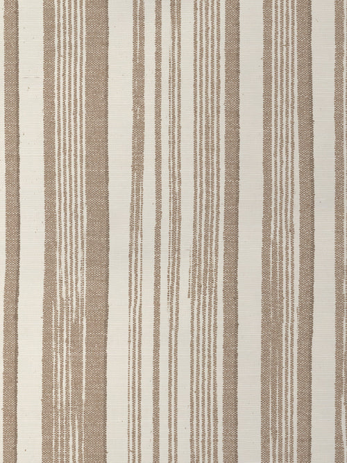 'Stuart Stripe' Grasscloth Wallpaper by Nathan Turner - Neutral - Grasscloth Roll