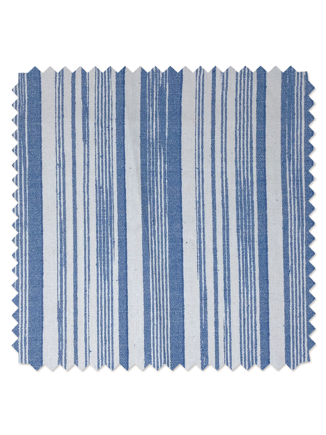 Stuart Stripe' Linen Fabric by Nathan Turner - Blue - LINEN / YARD